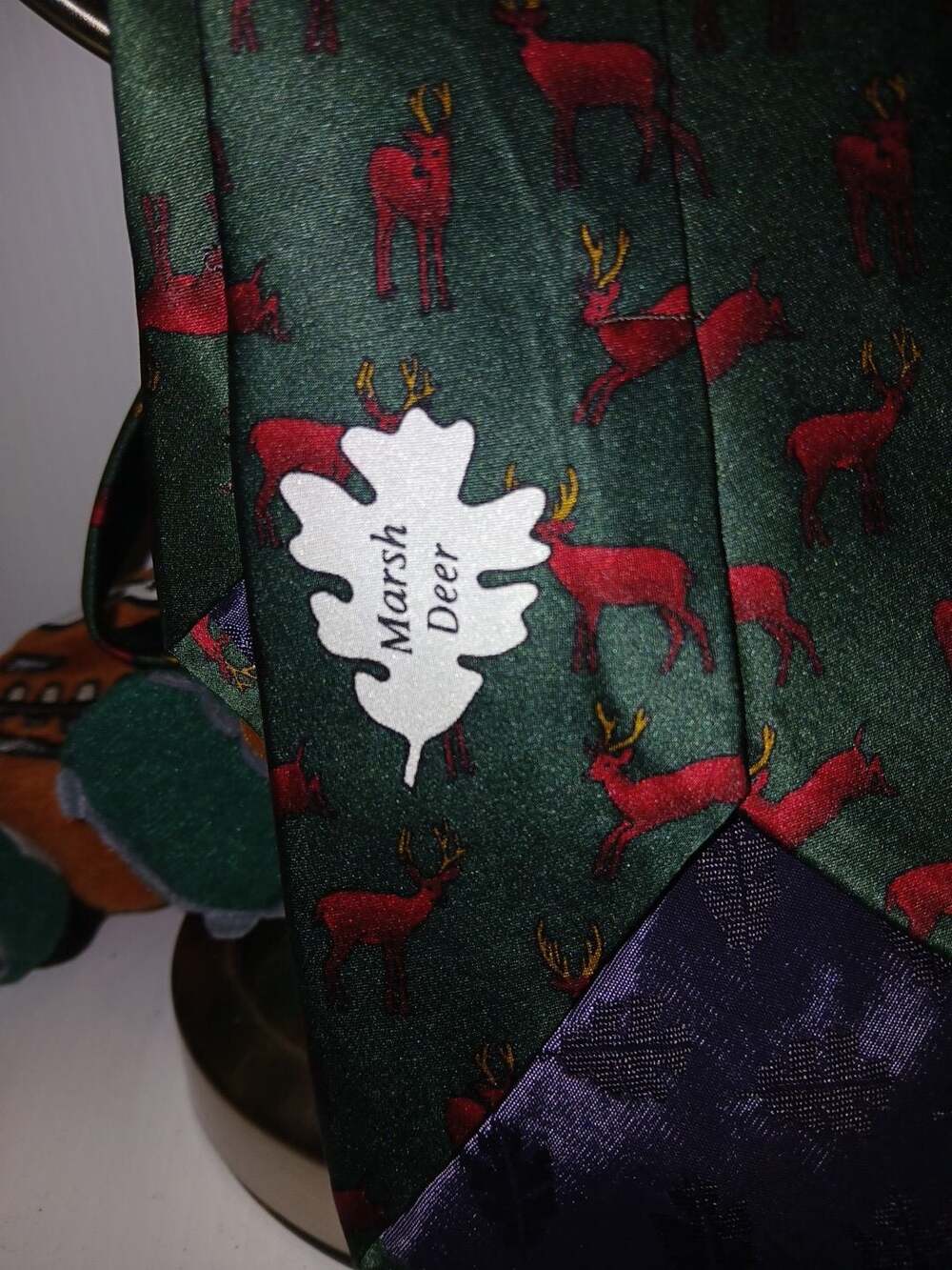 The Nature Conservancy Marsh Deer Preservation Collection Silk Necktie